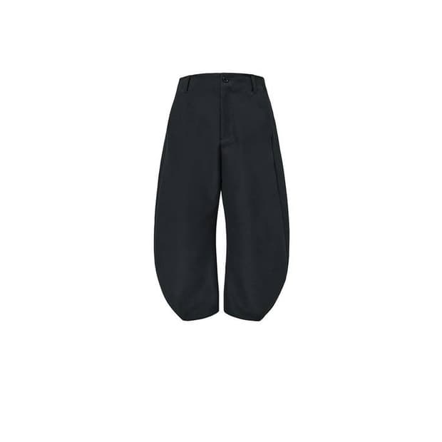 [팝니다] 아모멘토 커브드 실루엣 팬츠/L/블랙