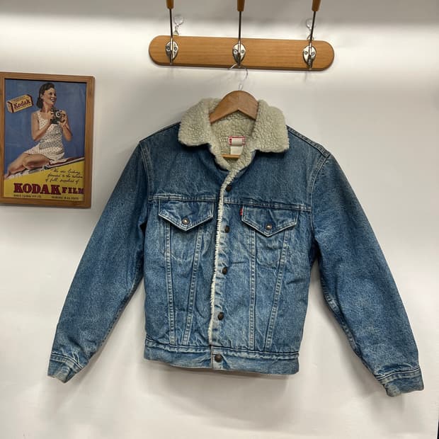 [34]70's 리바이스 70605 쉐르파 트러커 자켓 USA