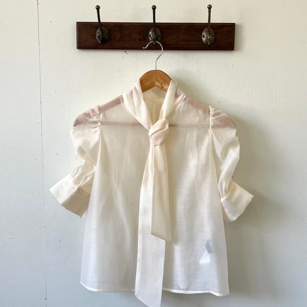 Swingle 타이 쉬폰 블라우스