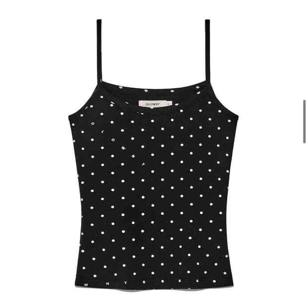 (새상품) 글로니 도트 나시 WILD KNOT CAMISOLE