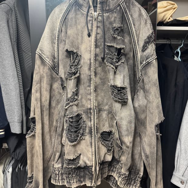 준지 23fw 컬렉션 디스 후드집업 XL