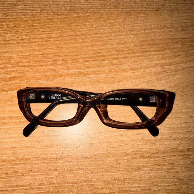 90s 지아니 베르사체 빈티지 안경 렌즈 없음
