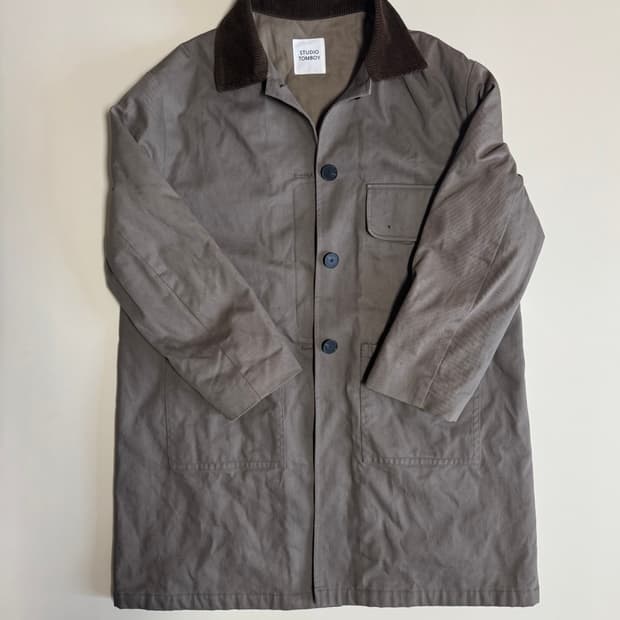 스튜디오 톰보이 코듀로이 칼라 자켓