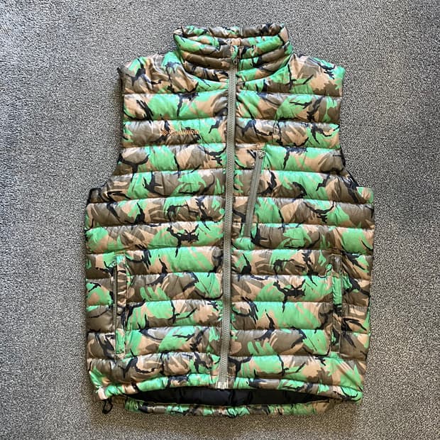 콜롬비아 컬럼비아 카모 패딩조끼 베스트