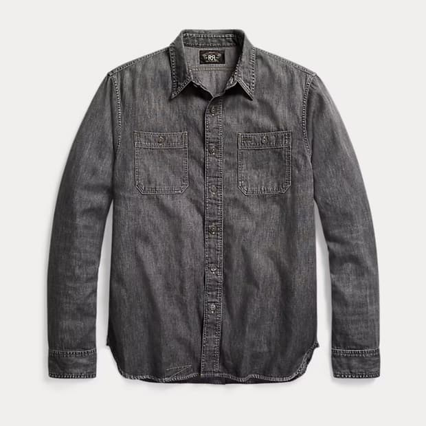 [새상품/M] RRL 데님 워크셔츠 팝니다.