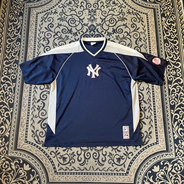 XL 마제스틱 뉴욕양키스 트레이닝 탑/W2312