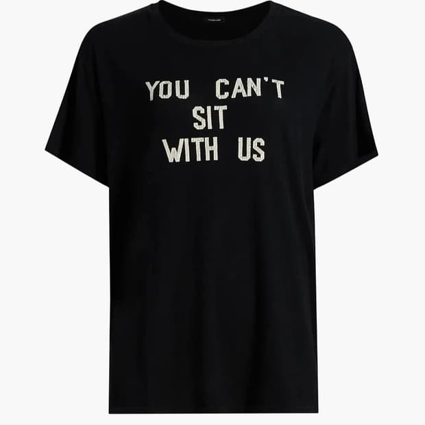 R13 YOU CAN'T SIT WITH US 티셔츠