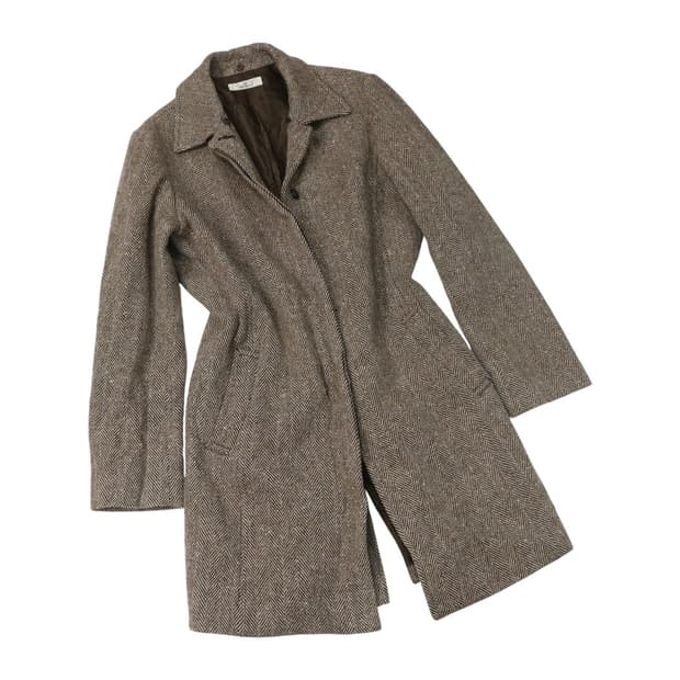  미쉘클랑 울 모헤어 혼방 코트