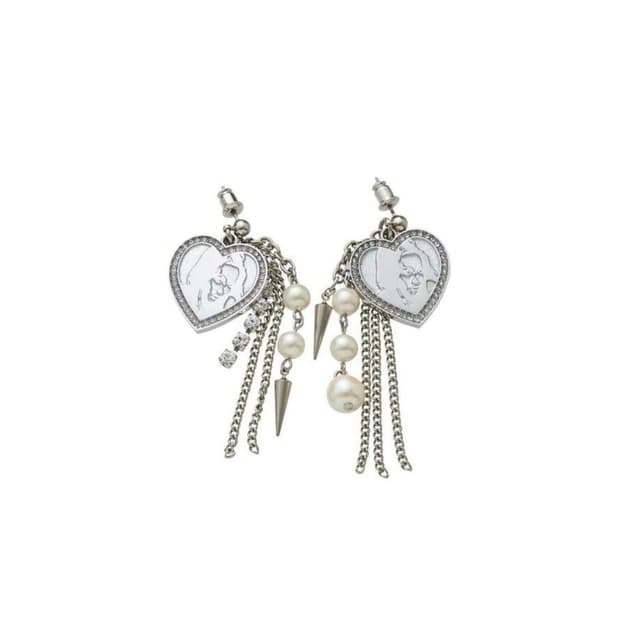 히스테릭 글래머 펄 스터드 귀걸이