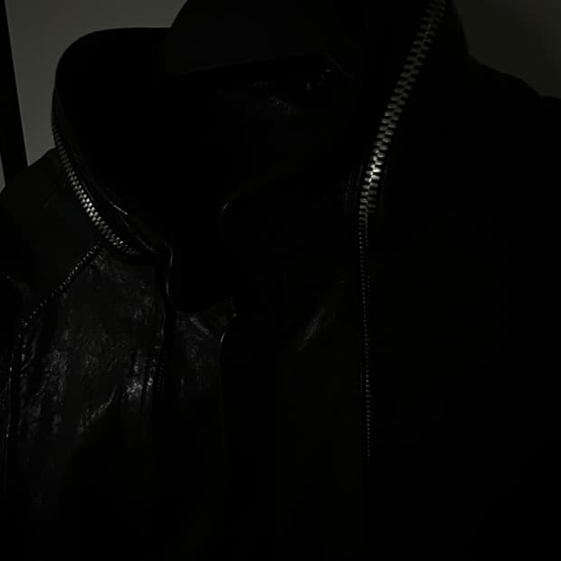 julius7X Lamb skin zipper jacket