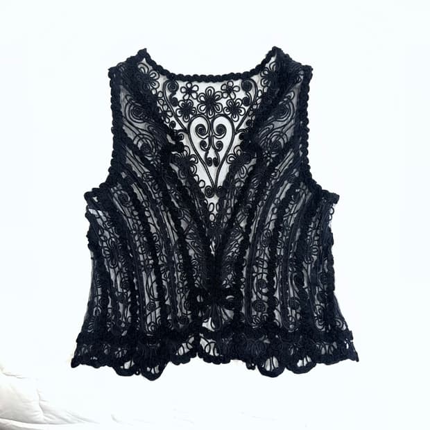 Crochet vintage top