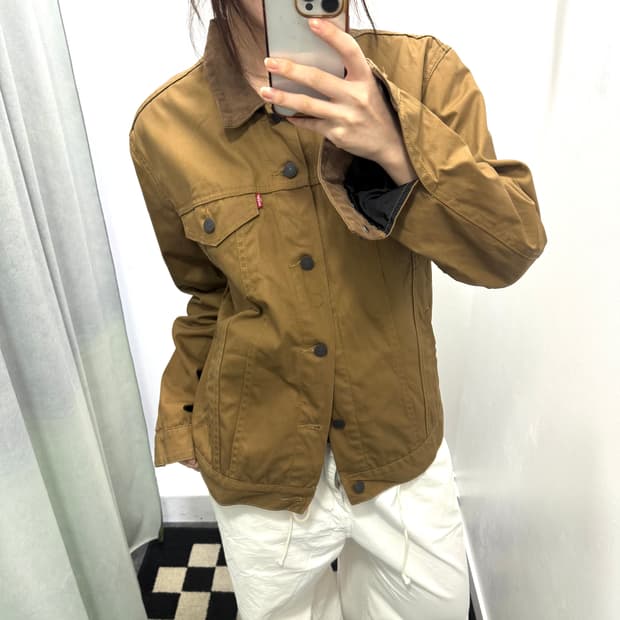 리바이스 브라운 트러커 자켓