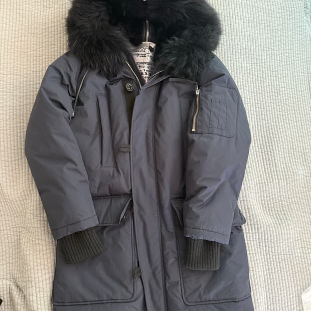 디스퀘어드/퍼 패딩/46(100)