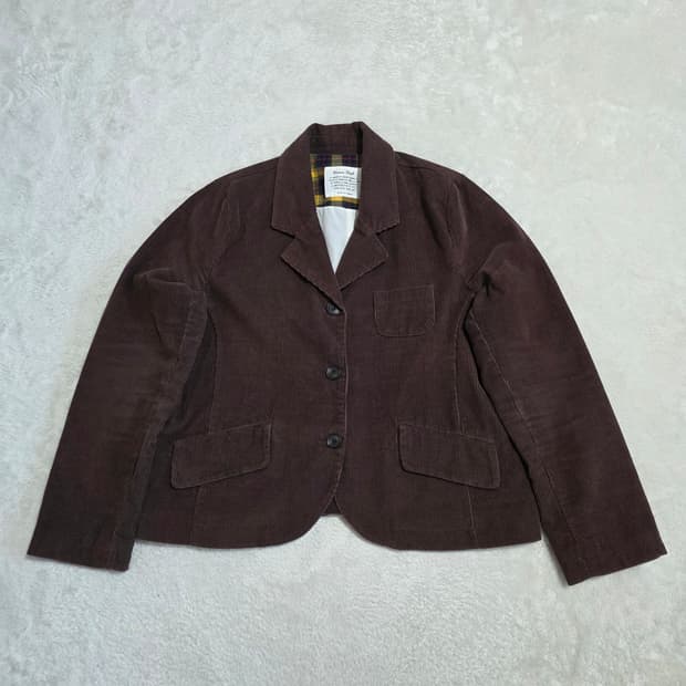 (F)여성 빈티지 브라운 코듀로이 자켓