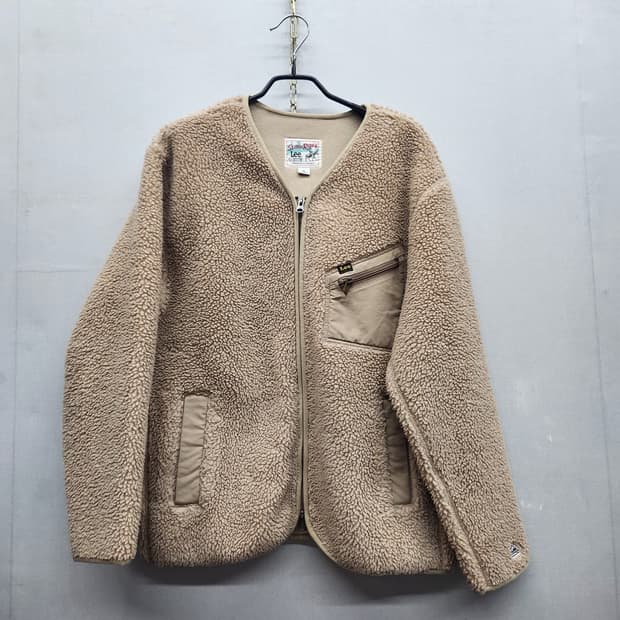 LEE 리 빅포켓 투웨이 노카라 플리스 S(XL)