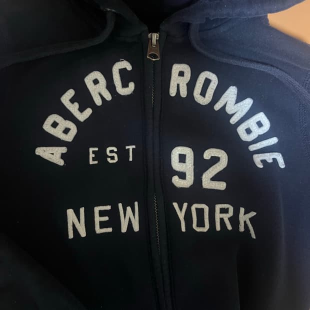 아베크롬비 후드집업 xs 네이비