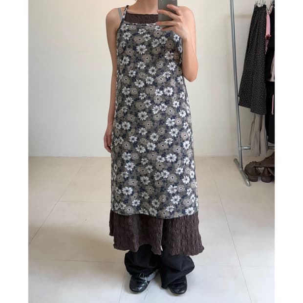 빈티지 플로럴 원피스