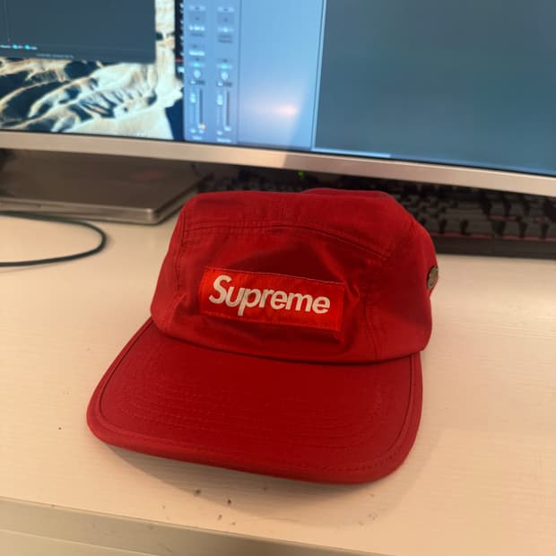 슈프림 나일론 캠프캡 레드