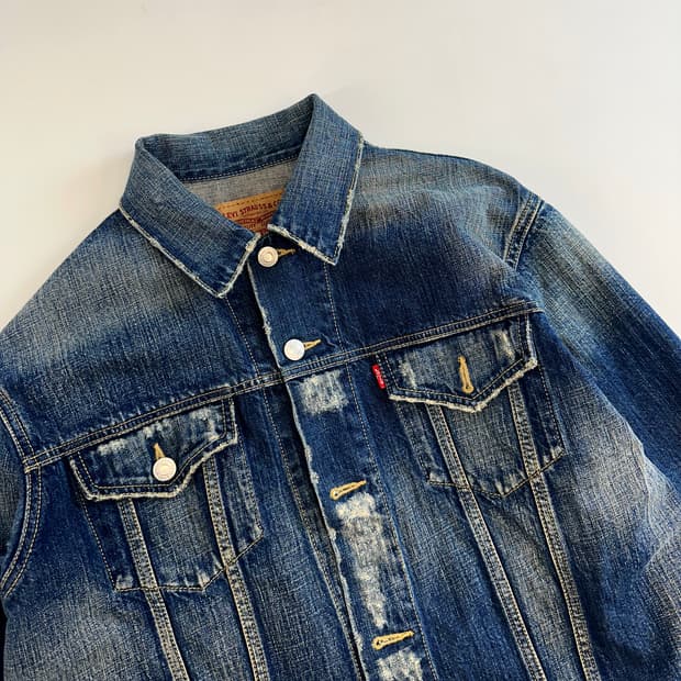 리바이스 70505 Big E LVC 데님 자켓