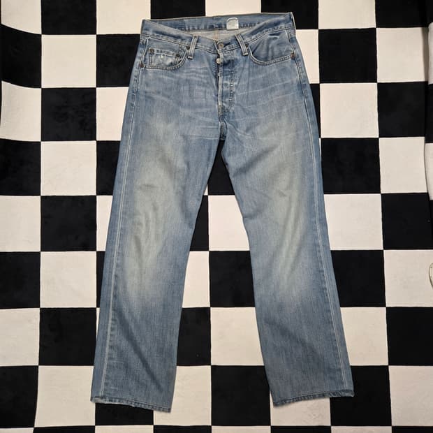 32x32 리바이스 501 연청 오리지널 멕시코산 