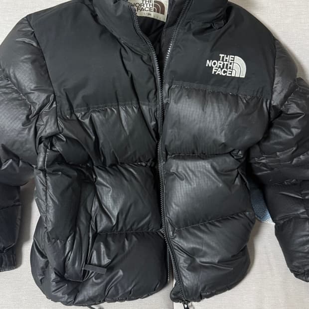 노스페이스 화이트 라벨 노벨티 눕시 다운 자켓 블랙