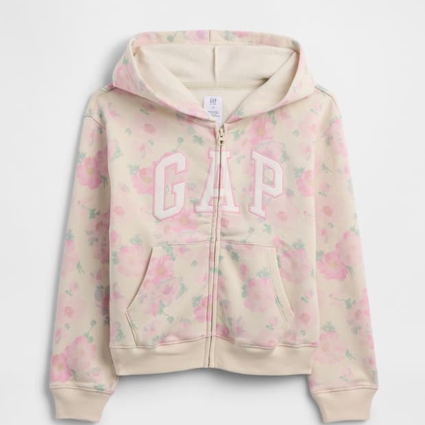 갭 꽃무늬 후드집업