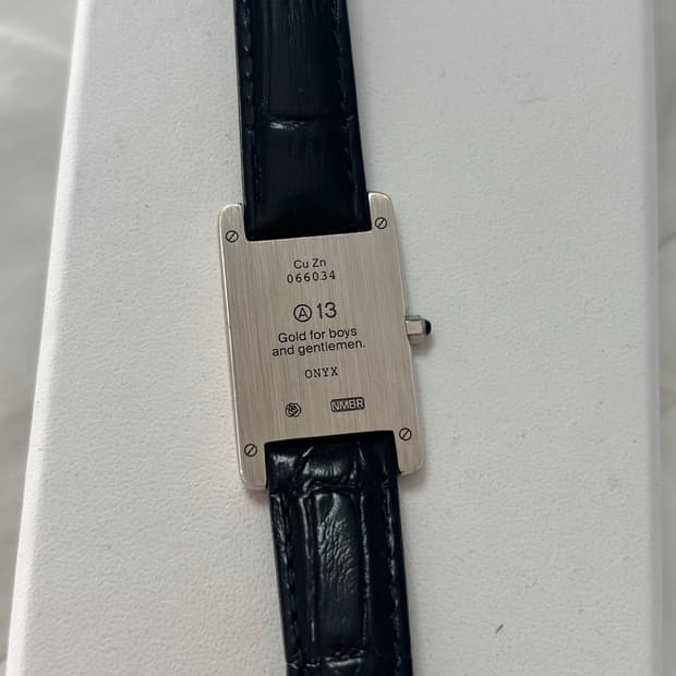 넘버링 #1901 A13 워치 브레이슬릿 블랙/실버