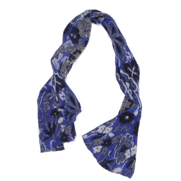 해칭룸 플로럴 자카드 머플러