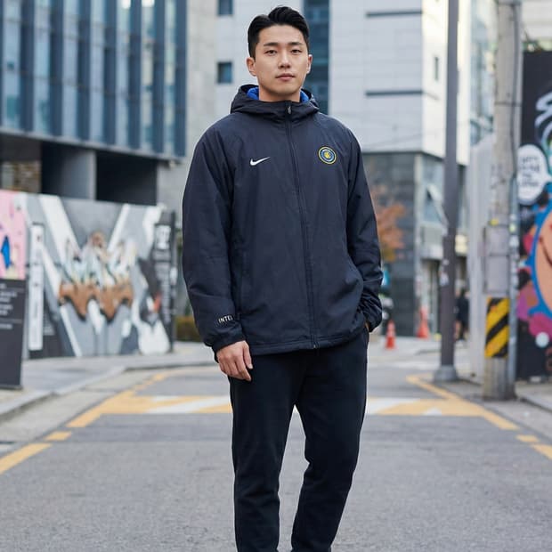 나이키(Nike) 인터밀란 토탈90 후드 바람막이 자켓