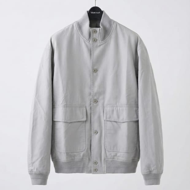 포터리 A-1 자켓 2사이즈 실버