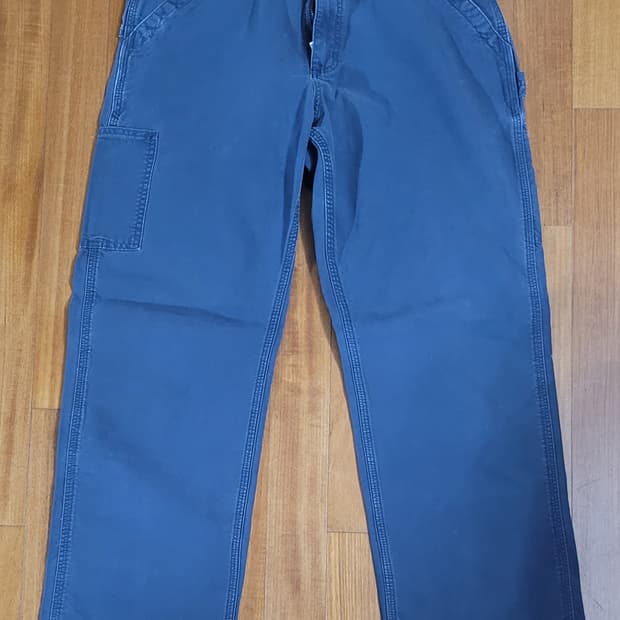 칼하트 B151 NVY 남성 면바지 32x34