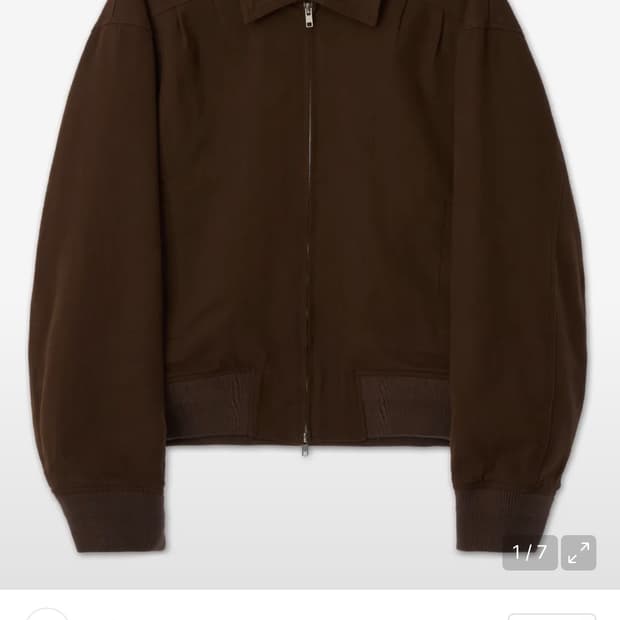 로파이 조슈아 플리츠 자켓 브라운 m
