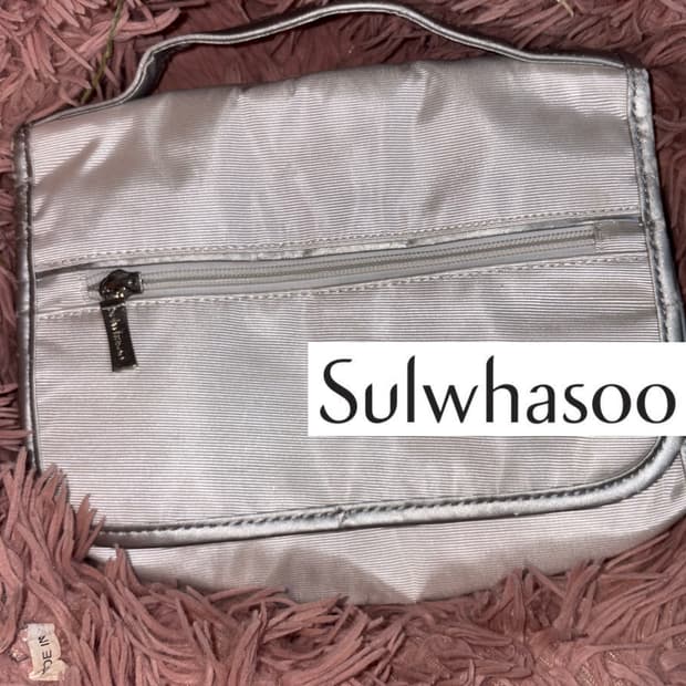 y2k 올드스쿨 실버 포켓 다용도 포켓 접이형 파우치 (설화수)