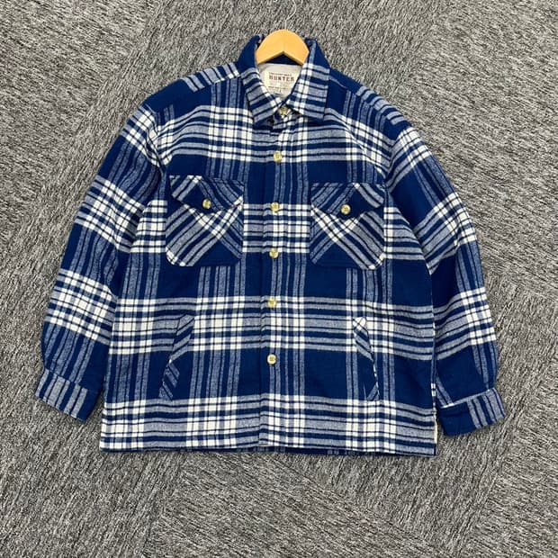 (L)HUNTER 누빔 체크셔츠-M1149