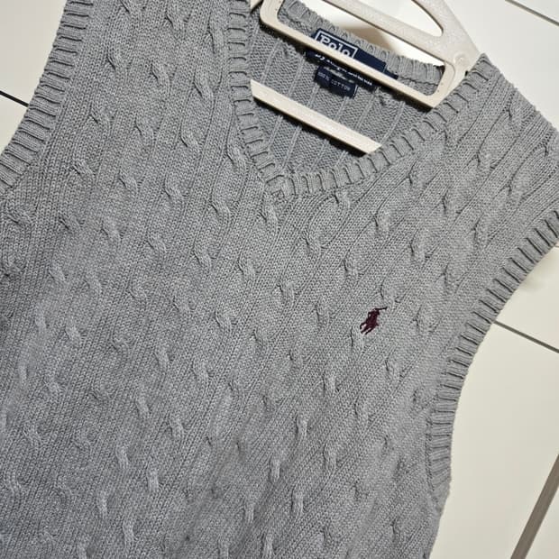 폴로 랄프로렌 케이블 니트 조끼/베스트