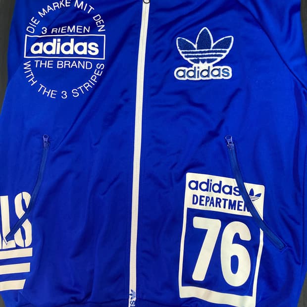 아디다스 져지 블루