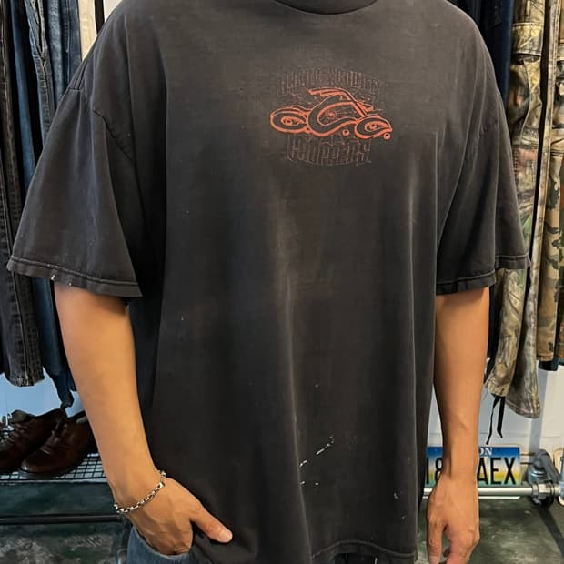 [2XL] 빈티지 오렌지 카운티 초퍼스 바이커 그래픽 티셔츠