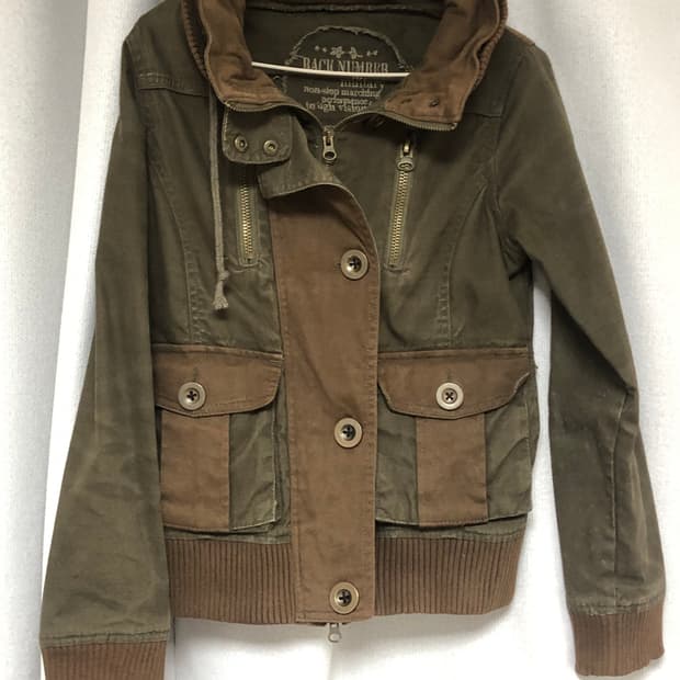 Backnumber 백넘버 빈티지 투웨이 브라운 자켓