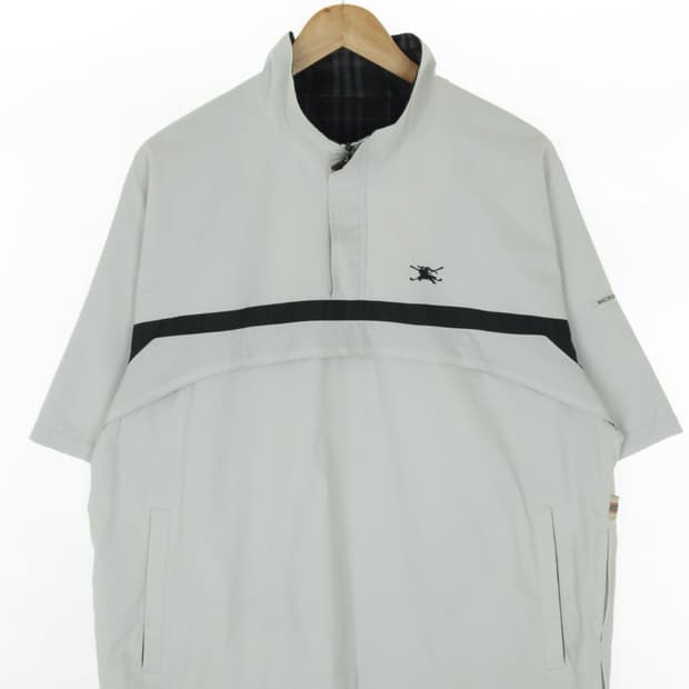 BURBERRY 우븐 반팔 자켓