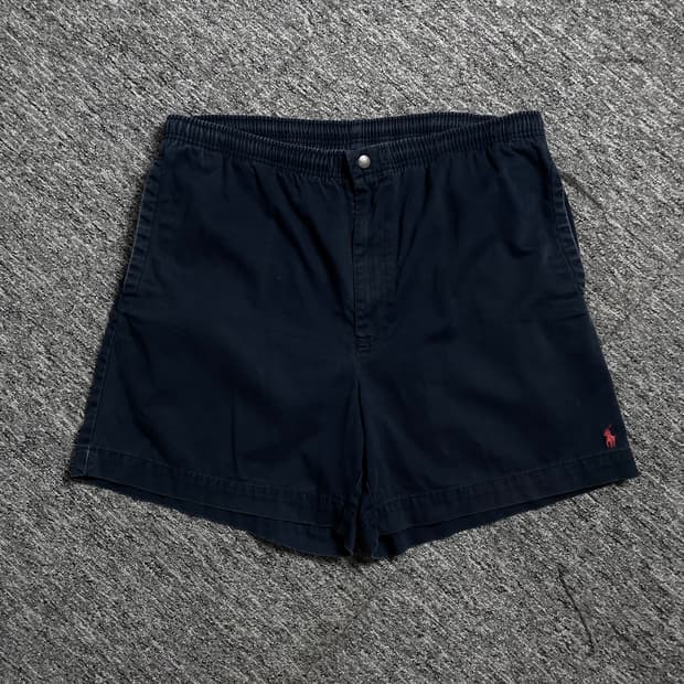 폴로 랄프로렌 포니 치노 하프 팬츠 네이비o 2457