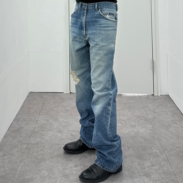 LEE Distressed washing denim jeans