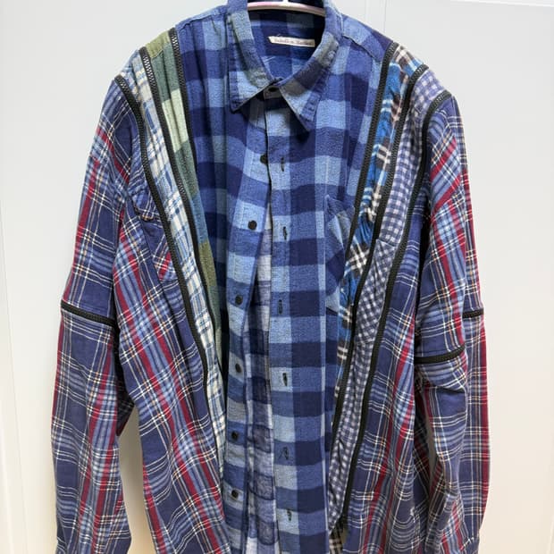 니들스 플란넬 남자셔츠