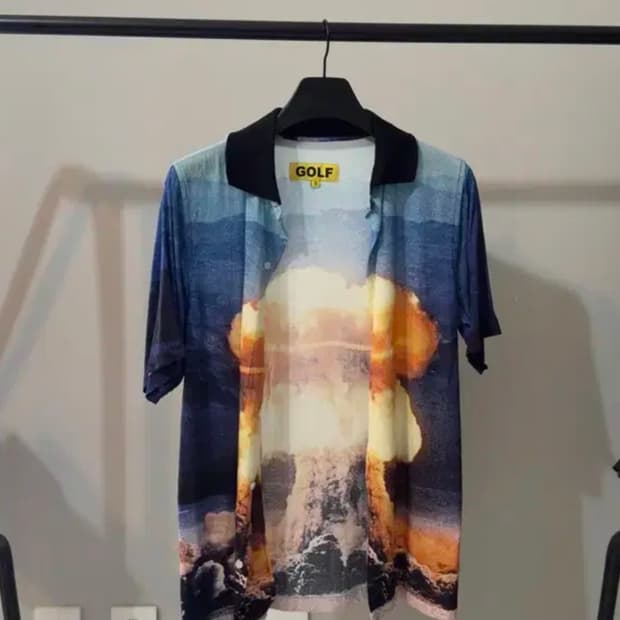 골프왕 Golf Wang No Nukes Button Up