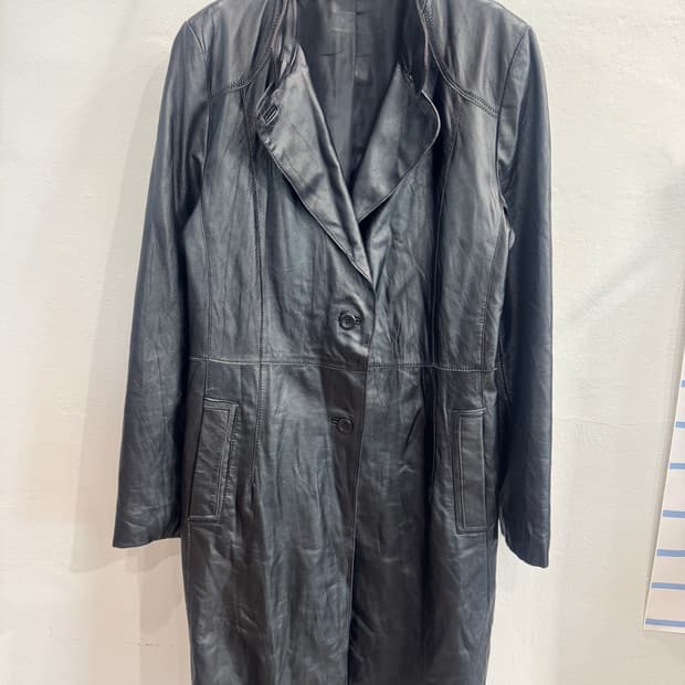 vintage 램스킨 코트