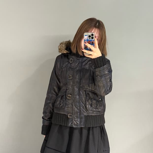 check pattern pocket detail n2b padding