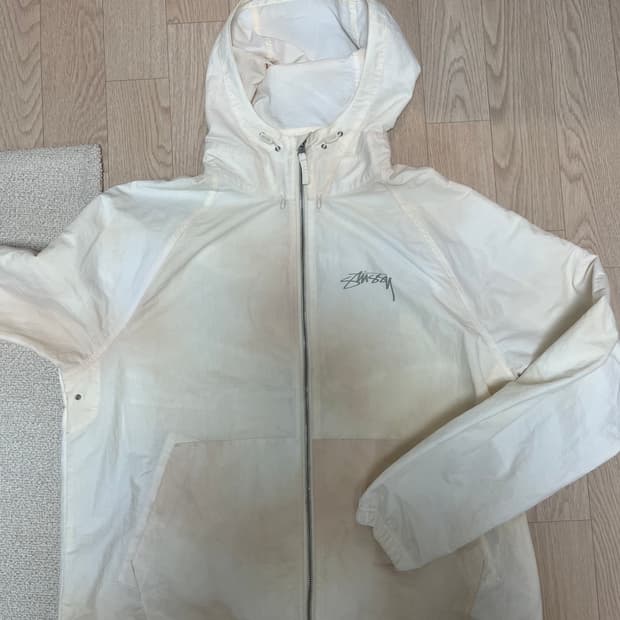 스투시 비치쉘 웨이브 다이 바람막이 자켓