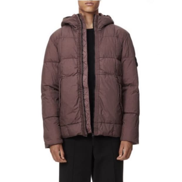 [L] 스톤아일랜드 크링클랩스 패딩 로즈쿼츠