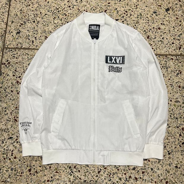 NBA 시카고 불스 메쉬 집업 자켓