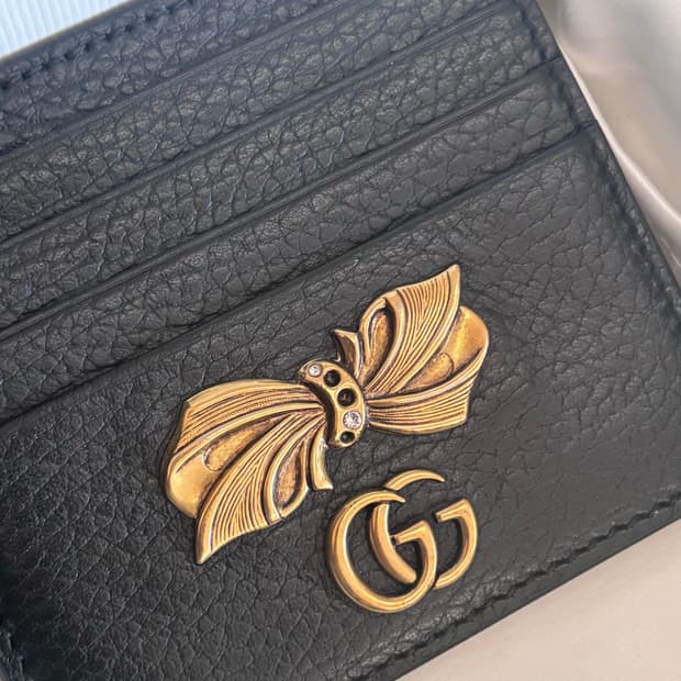 구찌 리본 카드지갑