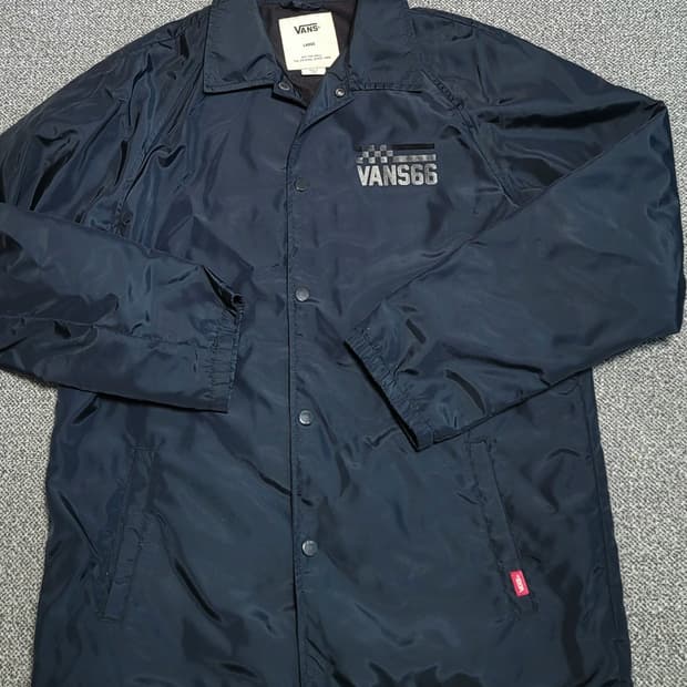 반스 코치 자켓 블랙 L